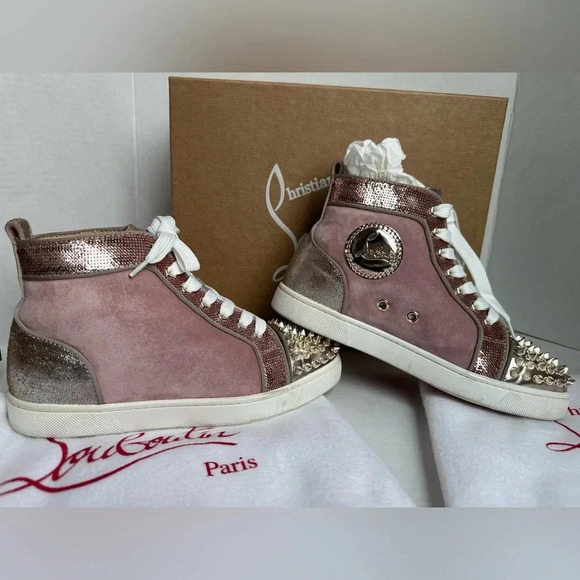 Authentic Christian louboutin sneaker 36 1/2 US6.5 - Picture 4 of 10